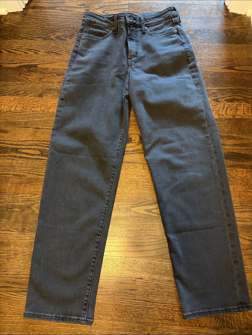Old Navy Women's High Rise OG Loose Dark Grey Jeans